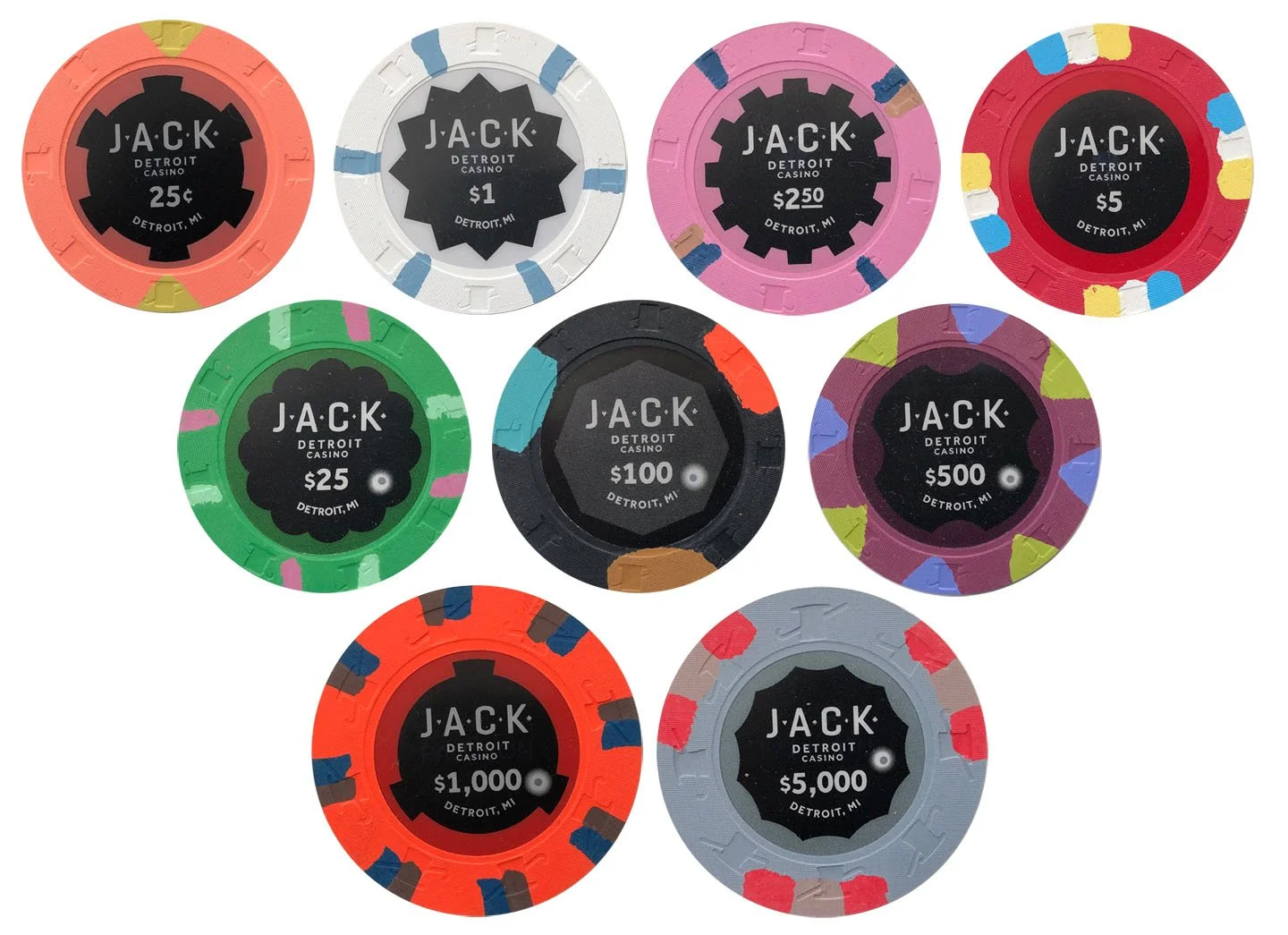Roulette wheel detail